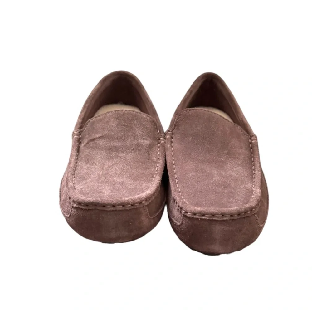 UGG Alder Men's Shearling Suede Brown Slip On Loafers Size 10